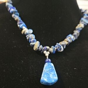 Blue Stone Necklace